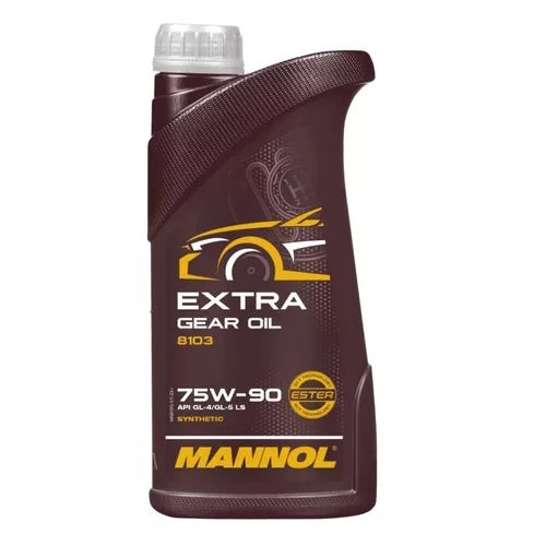 Aceite Transmisión 75w90 Gl4/gl5 Ls Mannol 1 Litro