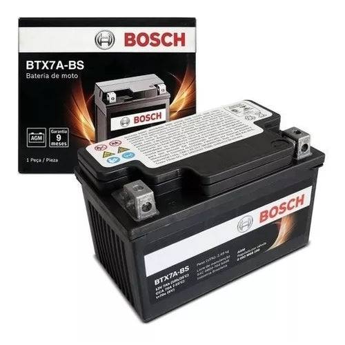 Batería Moto 6ah Bosch btx7a bs