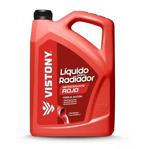 Liquido Radiador Rojo Vistony 3.785 Lt