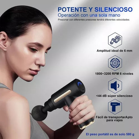 Pistola masajeador muscular
