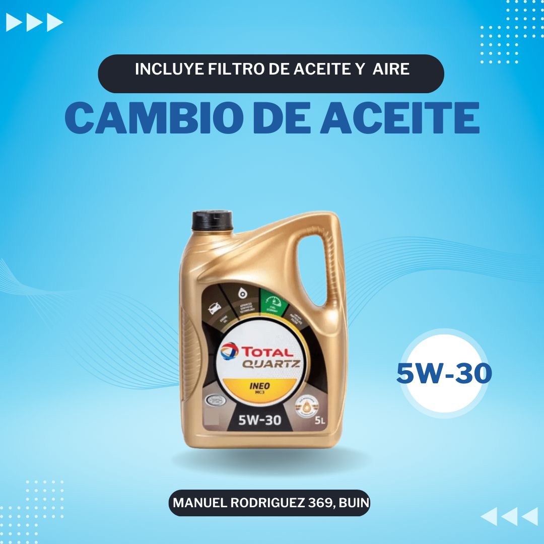 Kit cambio de aceite 5w-30
