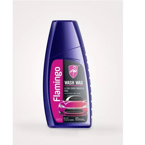 Shampoo Con Cera Para Autos Concentrado 500ml Flamingo